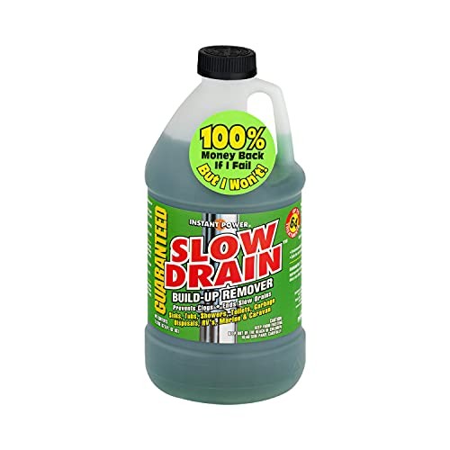 Slow Drain Build Up Remover – Prevents Clogs, Ends Slow Drains for 2 Liter