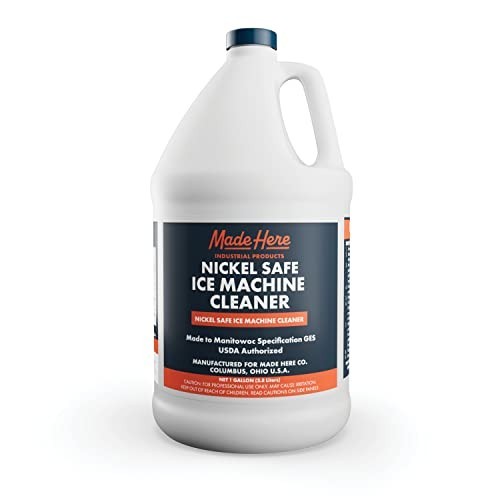 Nickel-Safe Ice Machine Cleaner – Effective Descaler for Home & Commercial Use,