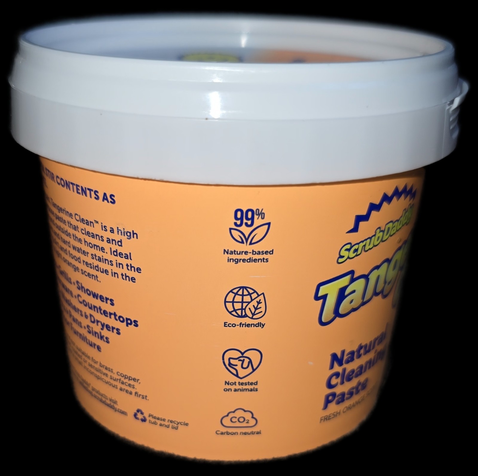 Scrub Daddy Tangerine Clean Natural Cleaning Paste 17.6 oz