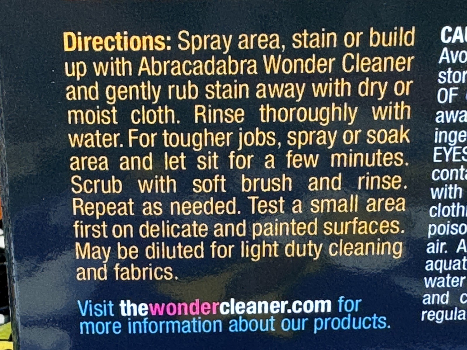 Abracadabra® Wonder Cleaner – As Seen on TV – 16 fl oz – Contractor Strength Sta