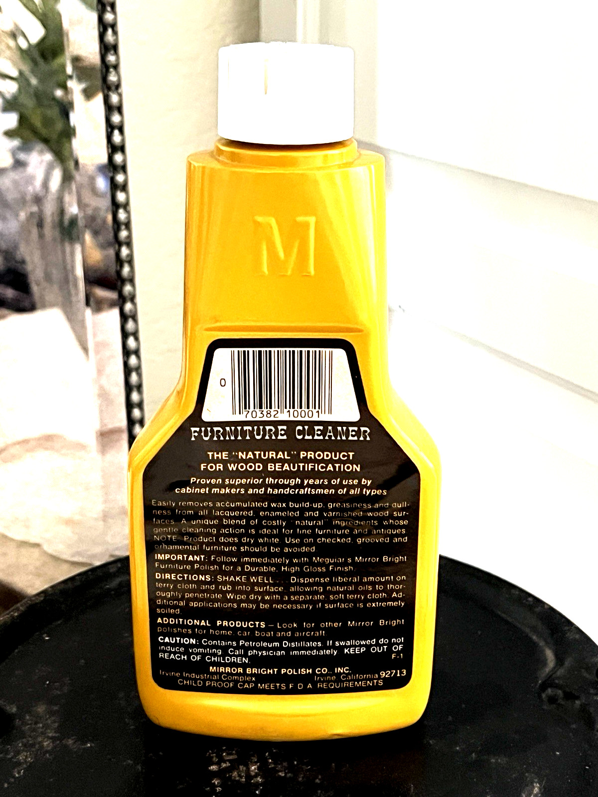Meguiar’s Mirror Bright FURNITURE CLEANER 16 oz. -70% Full -Home Cleaners