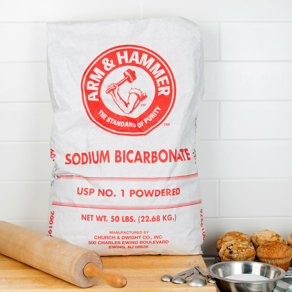 50 lb. Bulk Bag Sodium Bicarbonate Baking Commercial Soda Home Pantry Supply