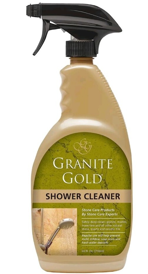 Granite Gold Shower Cleaner Spray for Quartz, Granite Marble Ceramic Stone 24oz