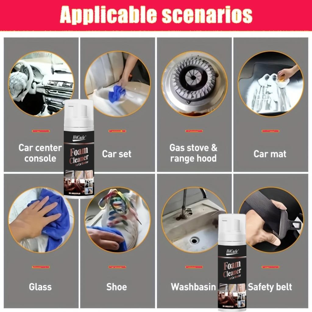 Multifunctional Foam Cleaner Car Interior Stain Removal and Cleaning Leather Sea