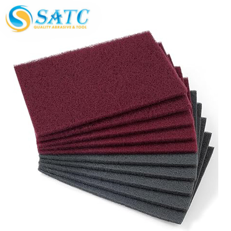 6″ x 9″ General Purpose Scuff Pad Hand Sanding Non-Woven For Surface Preparation