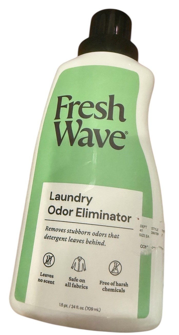 Fresh Wave Plant Based Odor Removing Laundry Booster Cruelty Free USA 24 fl oz