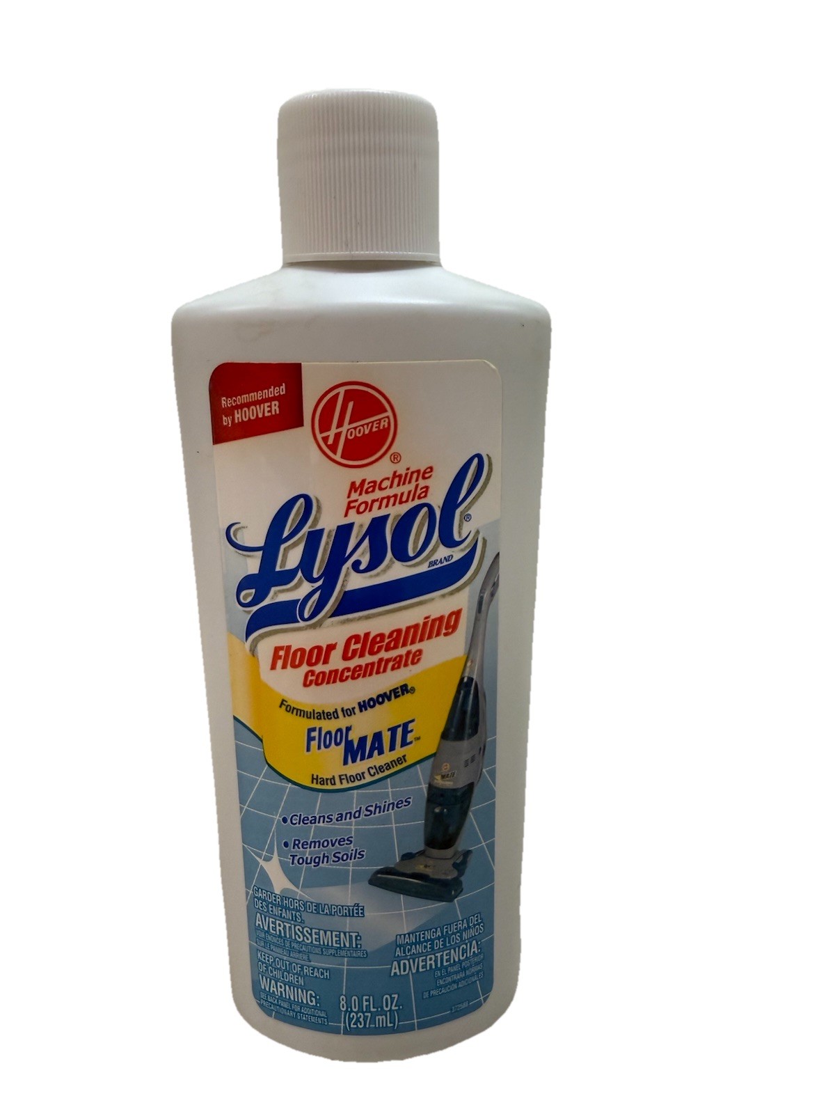 2 Bottles HOOVER Old English Wood & LYSOL Floor Cleaning Concentrate Floormate
