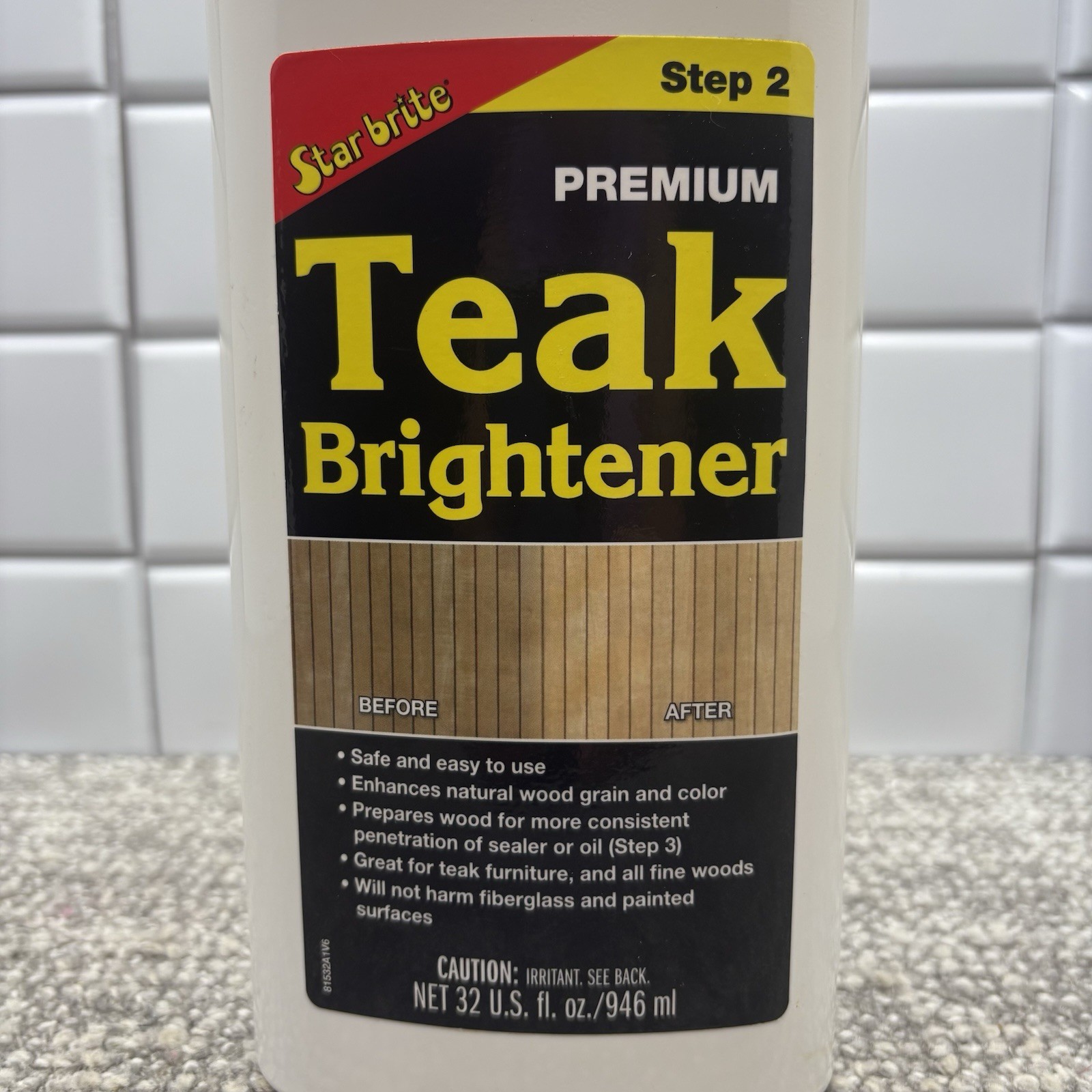 Star Brite Premium Teak WoodBrightener Step 2 32 Fl Oz