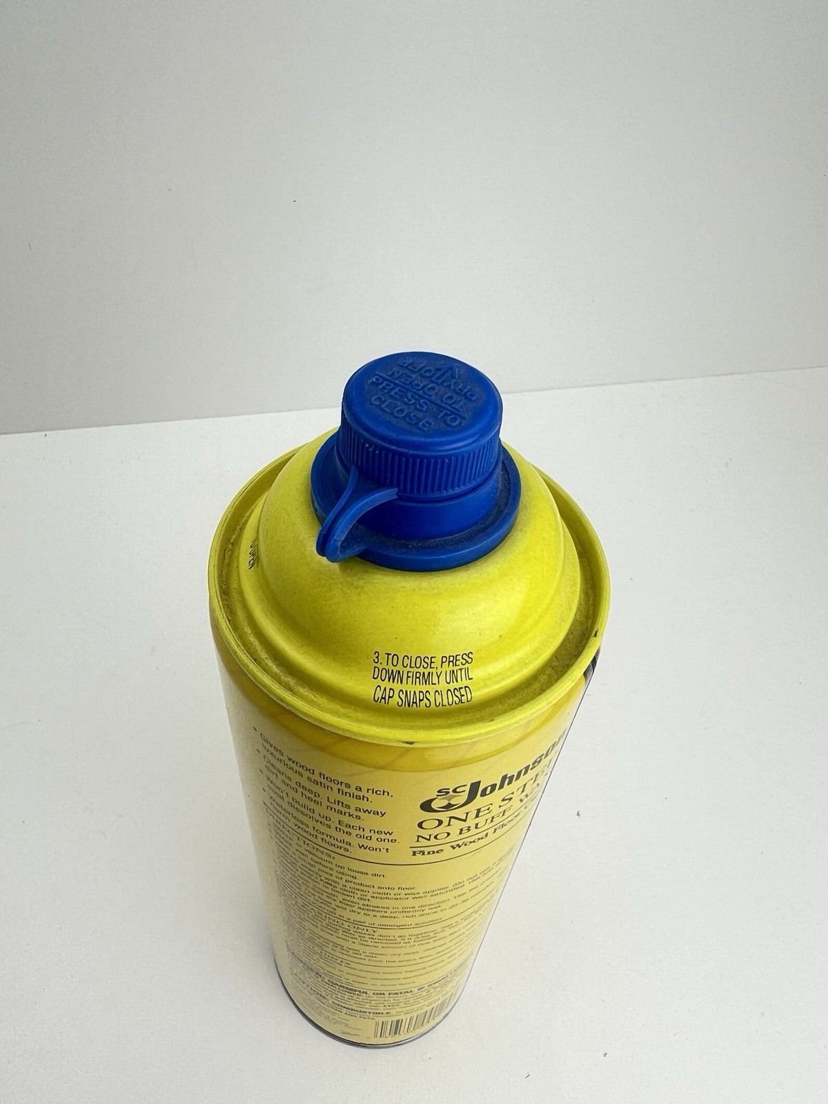 SC Johnson One Step No Buff Wax Fine Wood Floor Care 22 Fl Oz Can (80% + full)
