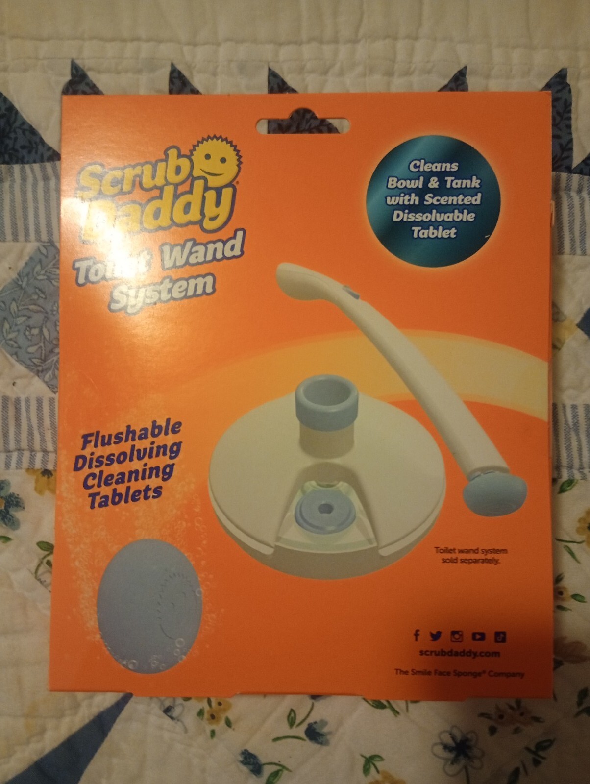 Flushable Dissolving Cleaning Tablet Refill 6 Pack For Toilet Wand