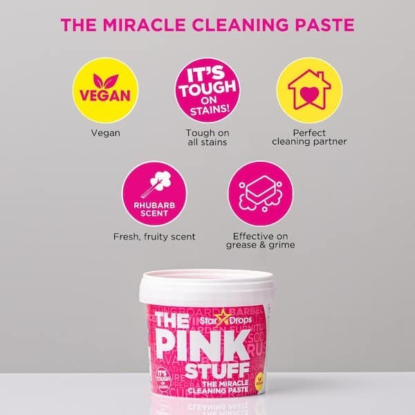 Stardrops The Pink Stuff, Miracle Cleaning Paste, All-Purpose Cleaner, 17.63 oz