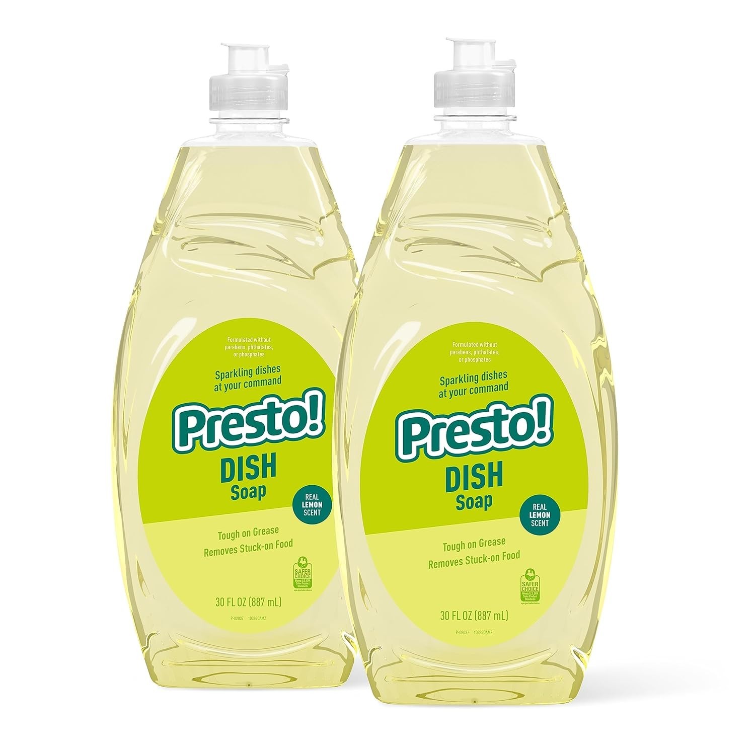 Dish Soap, Lemon Scent, 30 fl oz, Pack of 2
