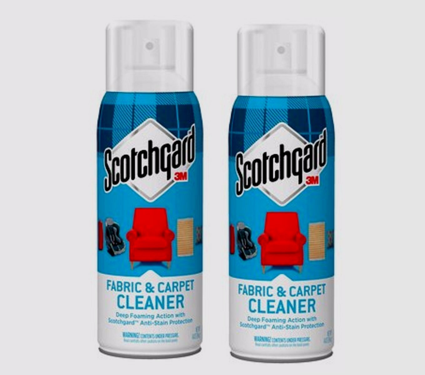 Set/2 4107-14 *SCOTCHGARD* Fabric & Upholstery Stain Cleaner Protector 14oz Foam