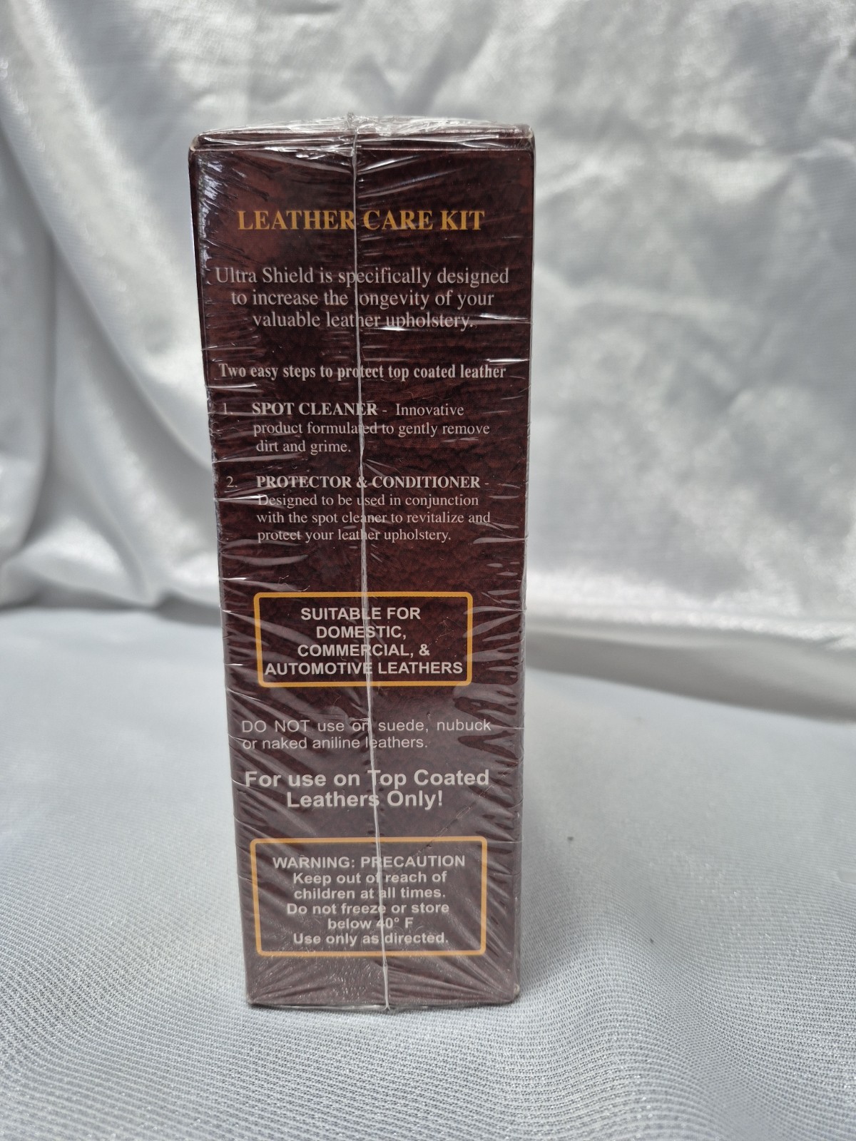 5 Piece Ultra Shield Leather Care Kit Cleaner & Conditioner NEW Sealed In Box