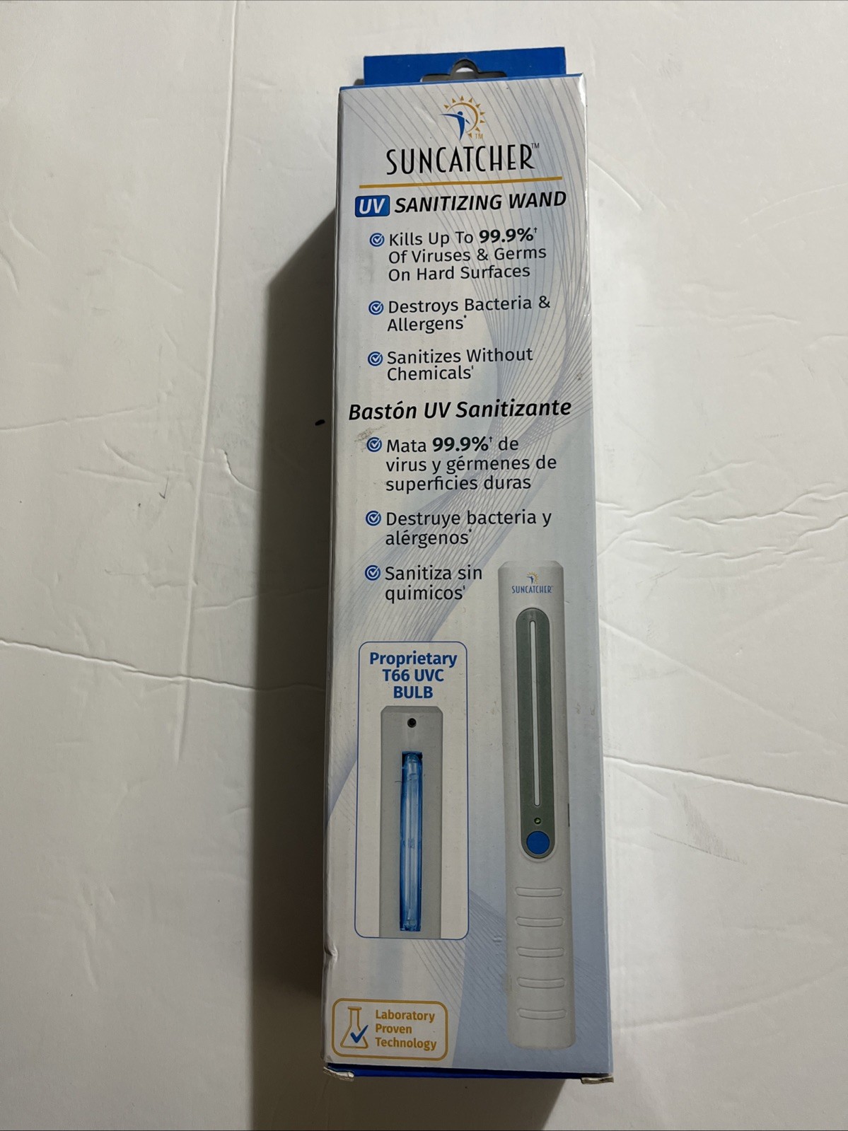 SUNCATCHER SANITIZING WAND DISINFECTING LAMP PORTABLE WHITE SW-9374