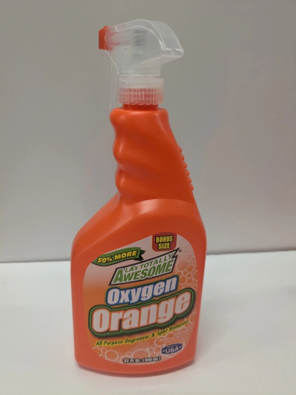1 La’s Totally Awesome Oxygen Orange All Purpose Degreaser & Spot Remover 32 Oz