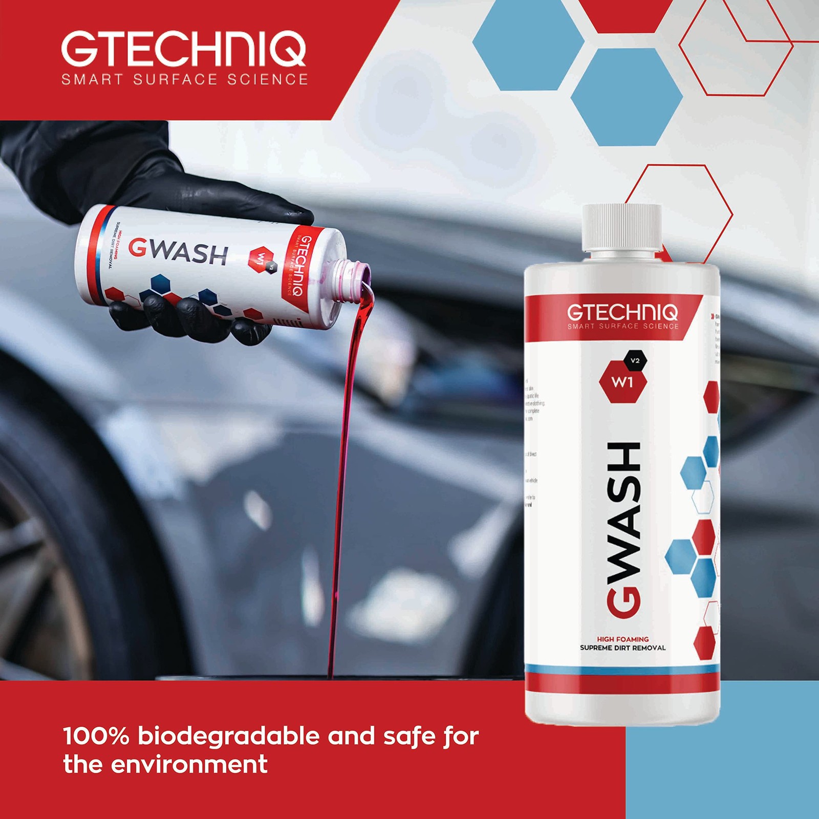 EcoFriendly Car Shampoo & Stain Remover 250ml Biodegradable Cleaner