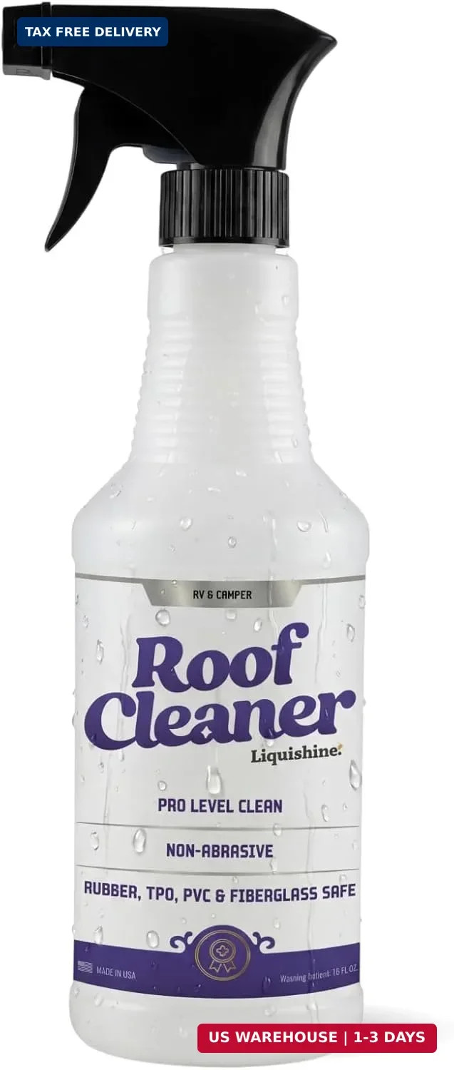 Roof Cleaner RV Roof Cleaner with UV Protection, Removes Dirt & Grime, Safe for