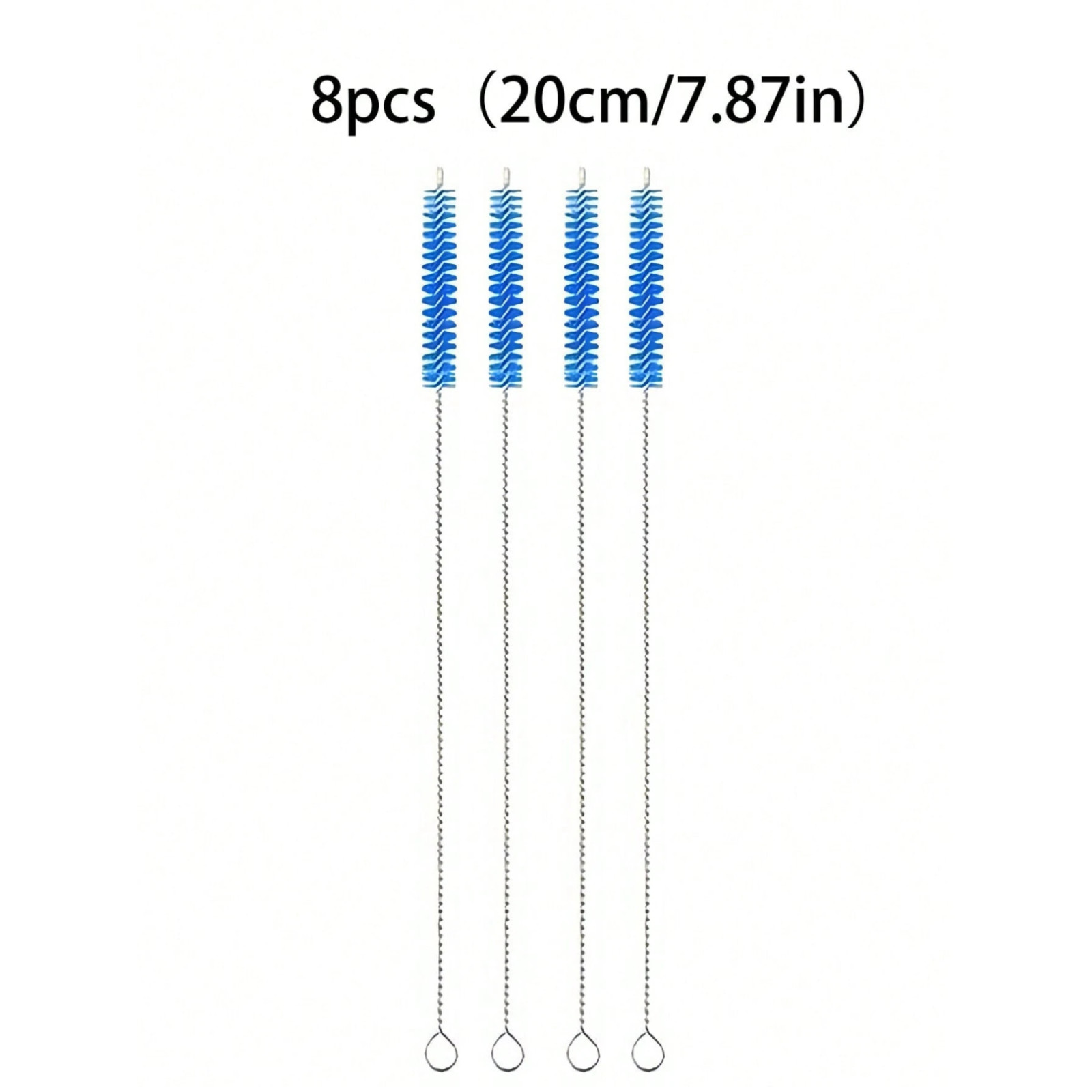 8/4PCS Nylon Straw Brush Cleaner Bottle Tube Pipe Small Long Cleaning Brushes