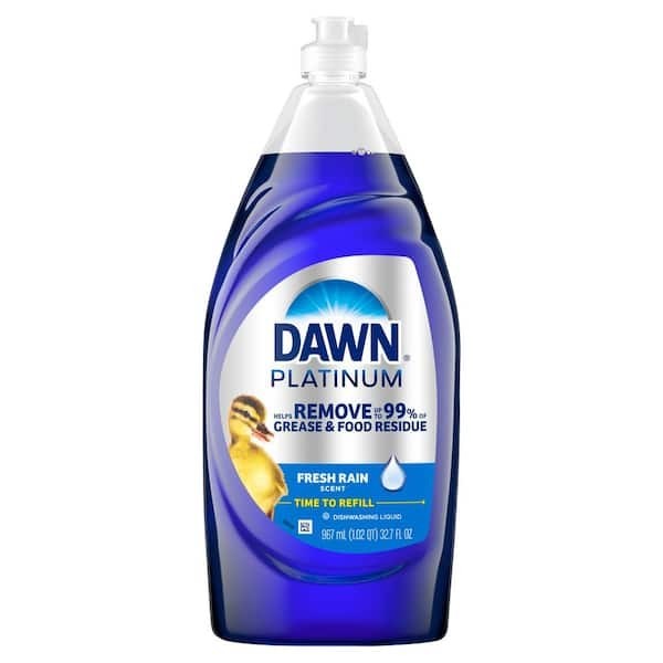 Dawn Platinum Fresh Rain Scent Liquid Hand Dish Soap