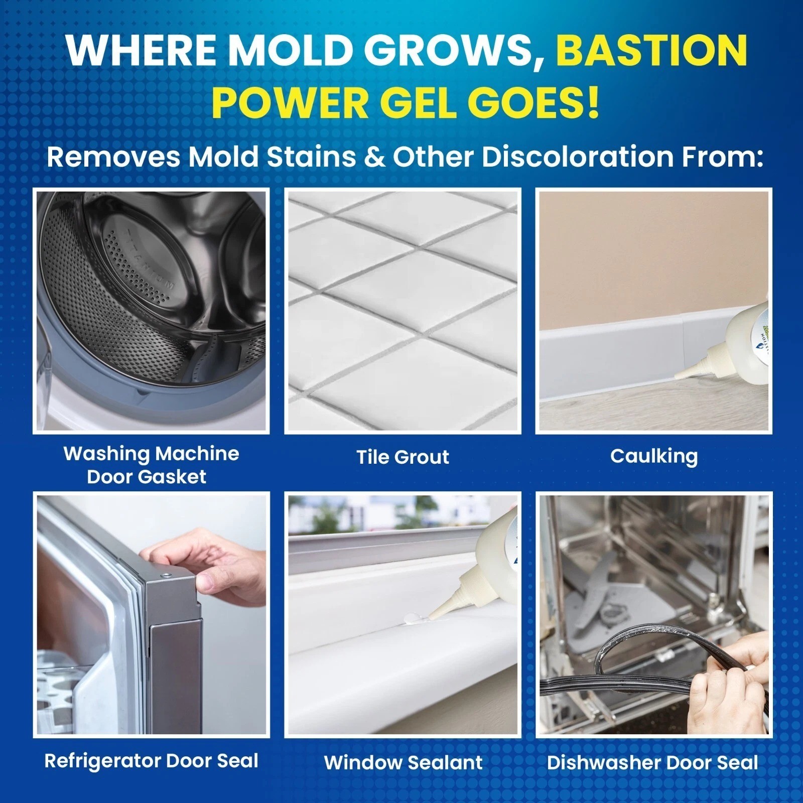 Bastion Washing Machine Cleaner,Deodorizer Descaler For AllWashers HE 24 Tablet