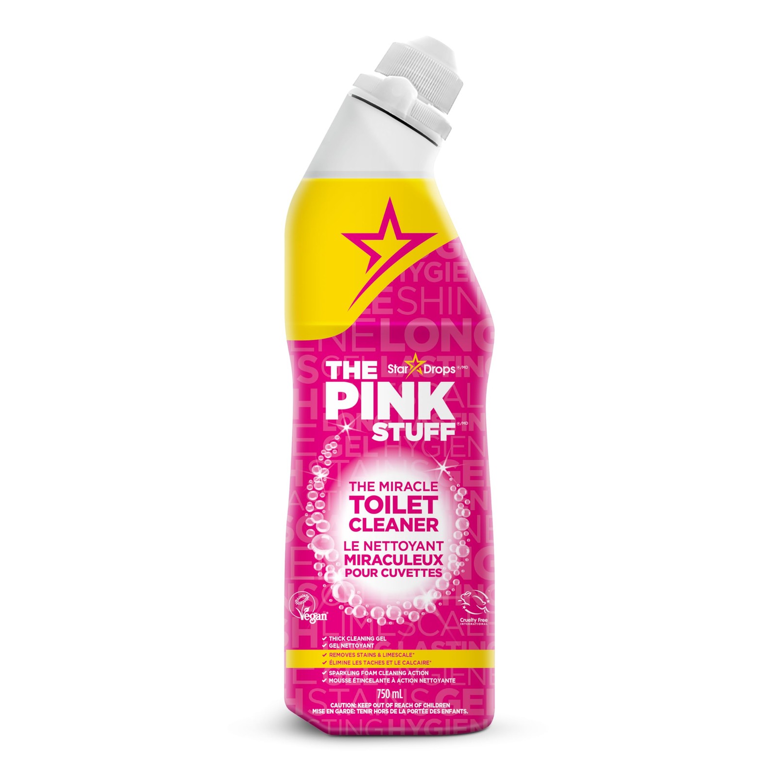 The Pink Stuff Miracle Toilet Cleaner, 750ml – Powerful StainRemoving Gel for…