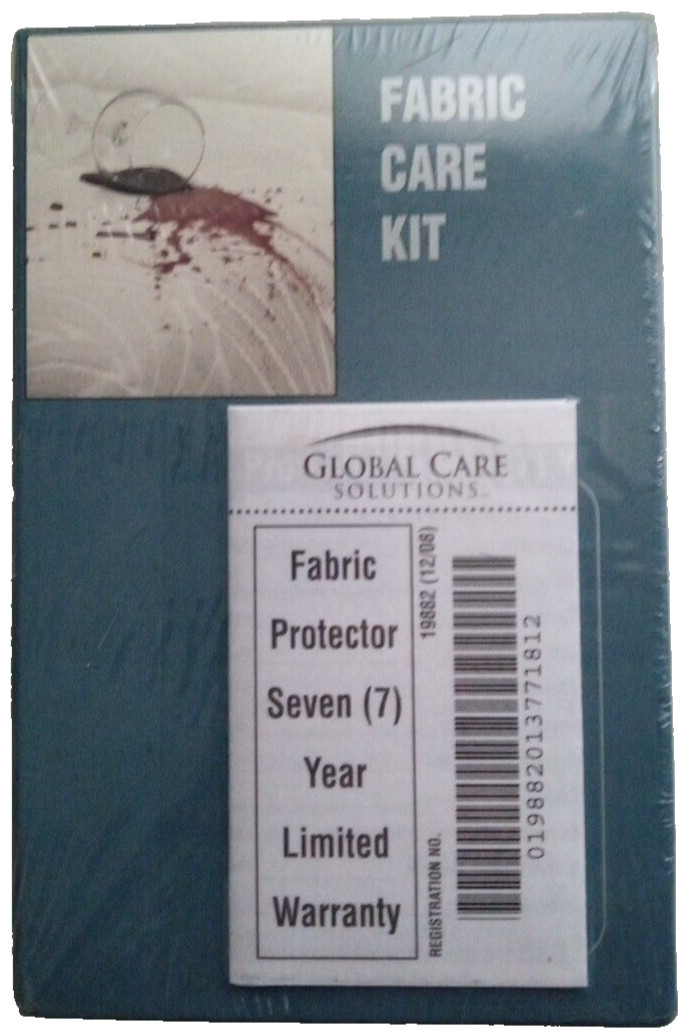 Fabric Care Kit 4 Oz Fabric Clean 4 Oz Fabric Protector Application Cloth Sponge