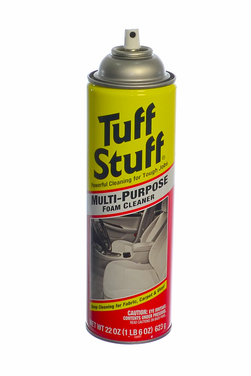 Tuff Stuff Multi Purpose Foam Cleaner Deep Cleaning of Car Interior 22 oz 12Pack