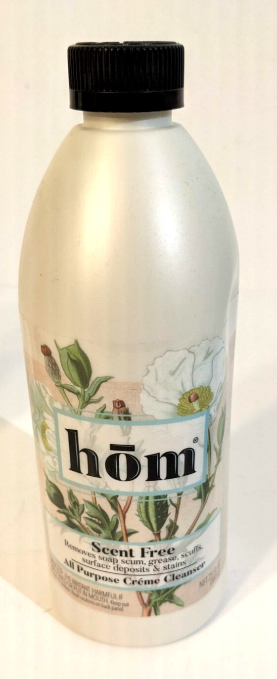 2 Hom Everyday All Purpose Creme Cleanser Cotton Breeze & Scent Free 25oz +Pumps