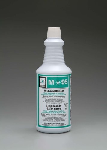Spartan M95 Mild Acid Cleaner Pine Scent, 1 Quart, 12 Per Case