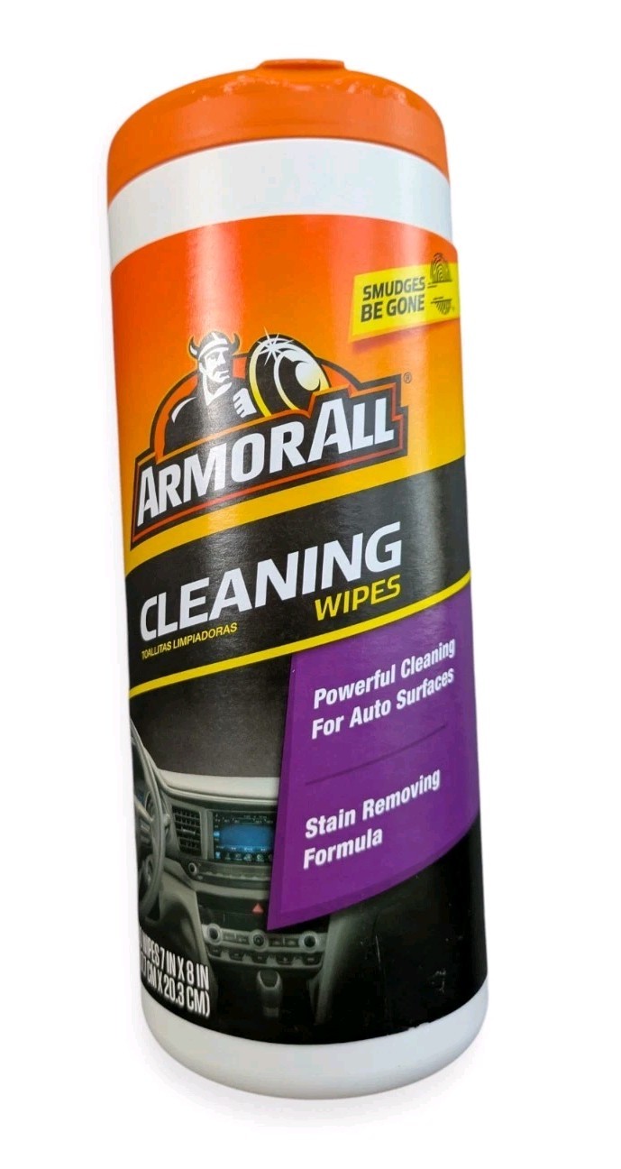 Armor All 3 Piece Set Protectant Spray Glass Wipes Cleaning Wipes