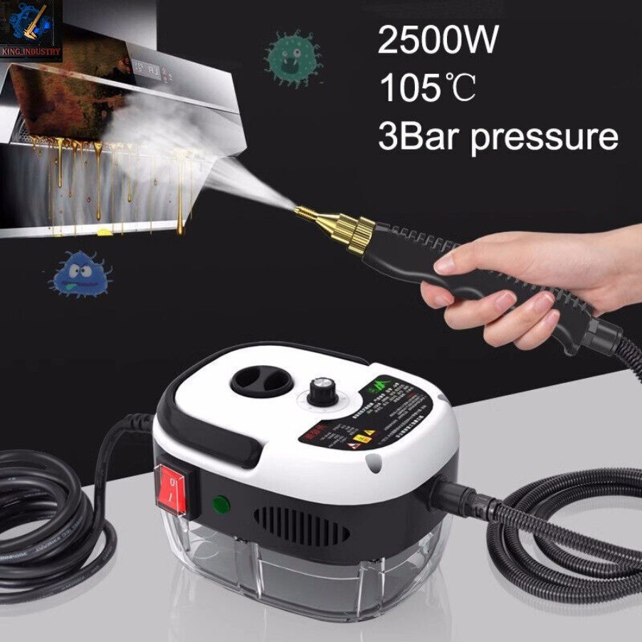 2500W High Pressure Steam Cleaner Machine Portable Cleaning Machine for Home Car