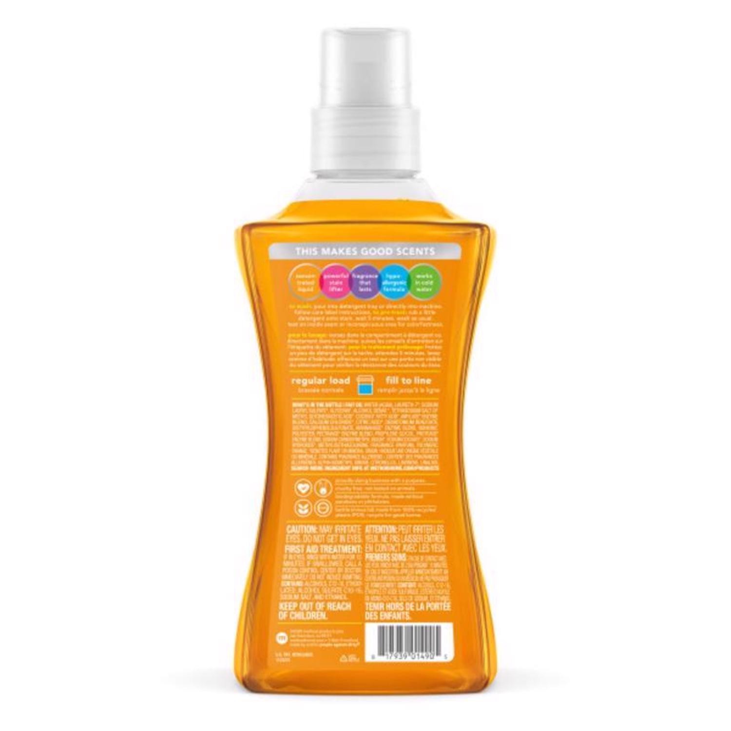 Method 14905 Ginger Mango Scent Laundry Detergent Liquid 53.5 oz. (Pack of 4)