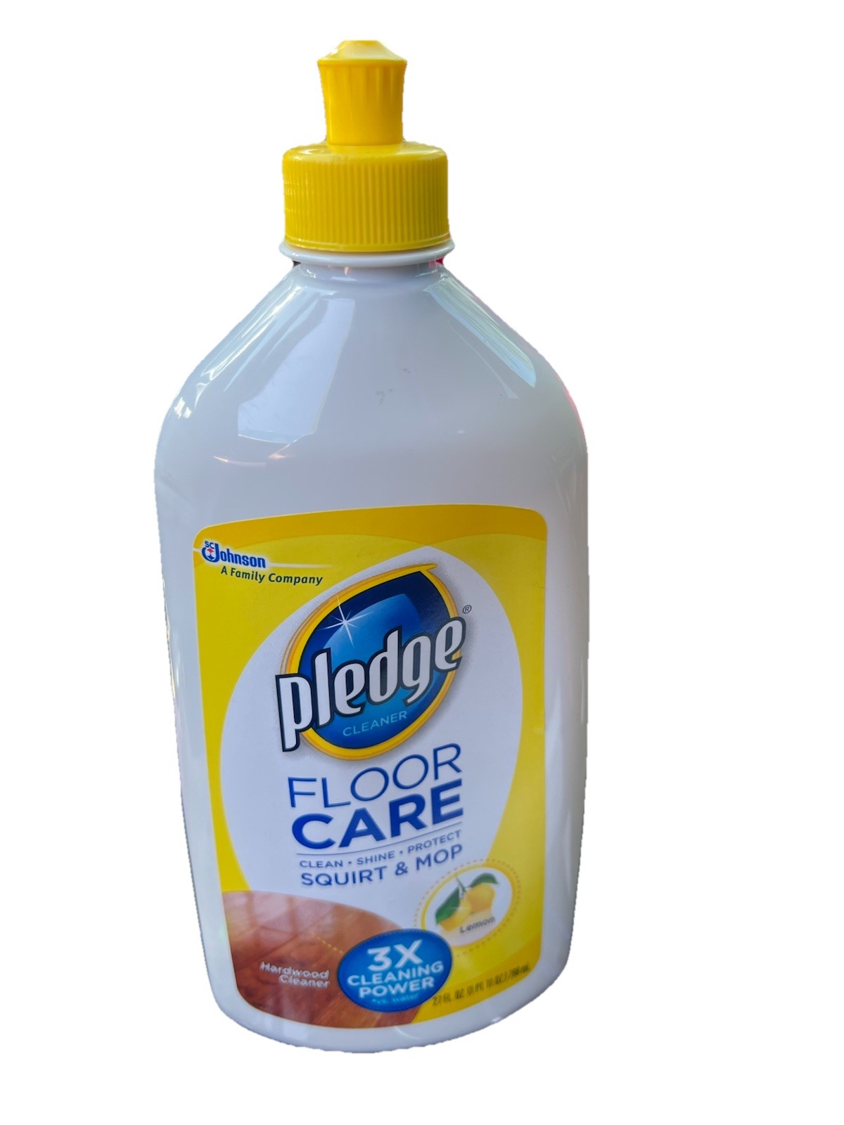 Pledge Floor Care Squirt & Mop Lemon Hardwood Cleaner 27oz