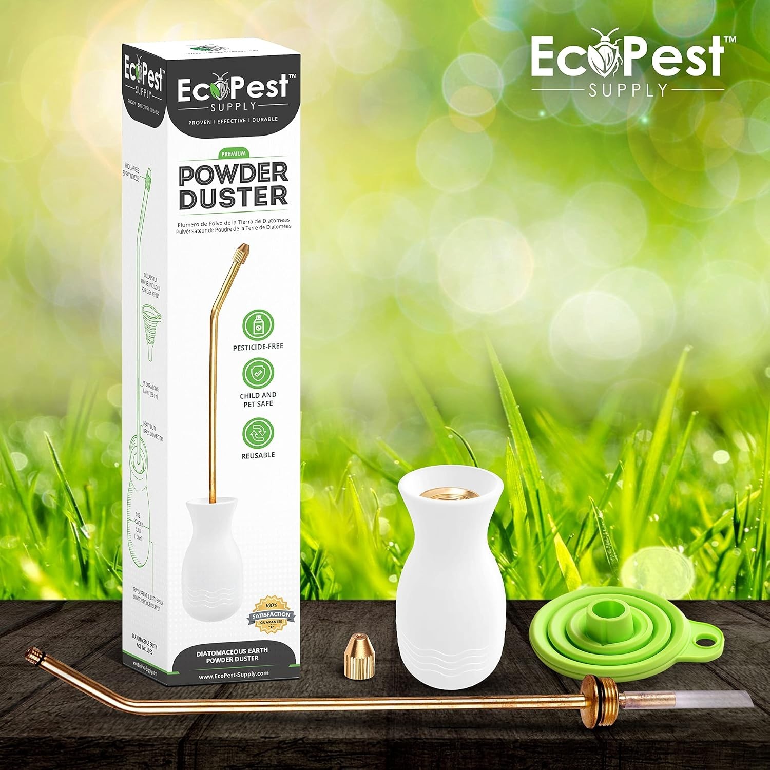 Powder Duster | Large Bulb Duster, Sprayer, and Applicator for Powder and Dus…
