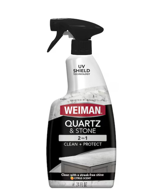 Weiman Products 2-in-1 Clean + Protect Quartz and Stone 24 Fluid ounce(s) Citrus