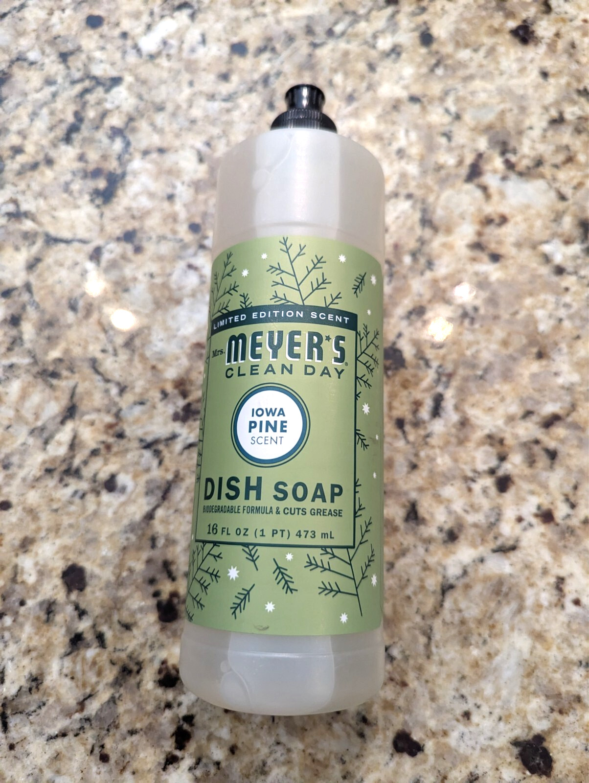 Mrs. Meyer’s Clean Day Iowa Pine Scent Liquid Dish Soap 16 oz Limited Edition