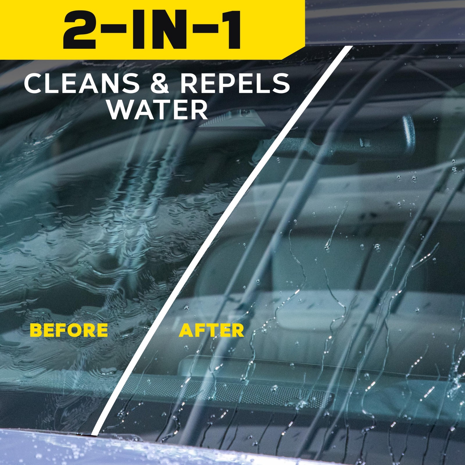 Glass Cleaner Water Repellent Hydrophobic StreakFree Exterior 16oz