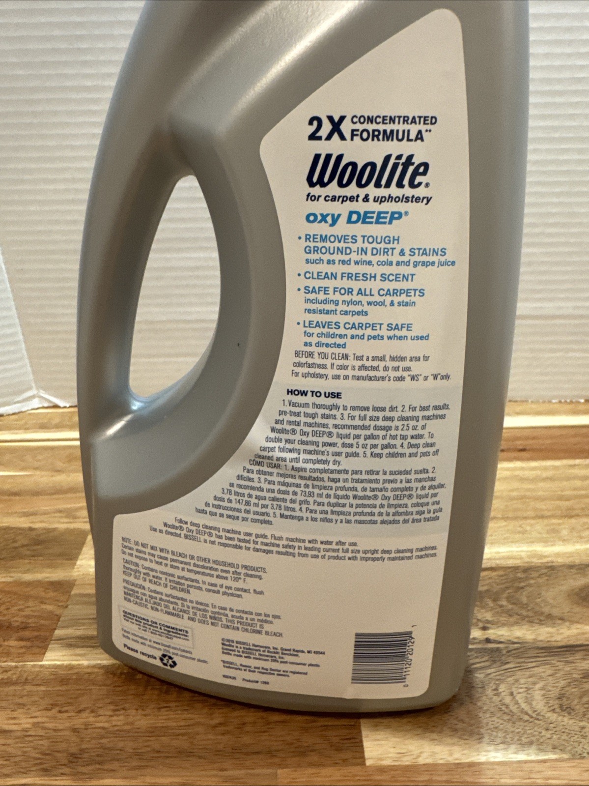 64 Oz. Woolite 2X Oxy Deep Carpet Upholstery Cleaner For Bissell Hoover Rug Doc