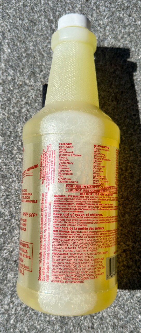2x LA’s Totally Awesome Clear Ammonia Multi-Purpose Cleaning, 64 fl.oz. Each F/S
