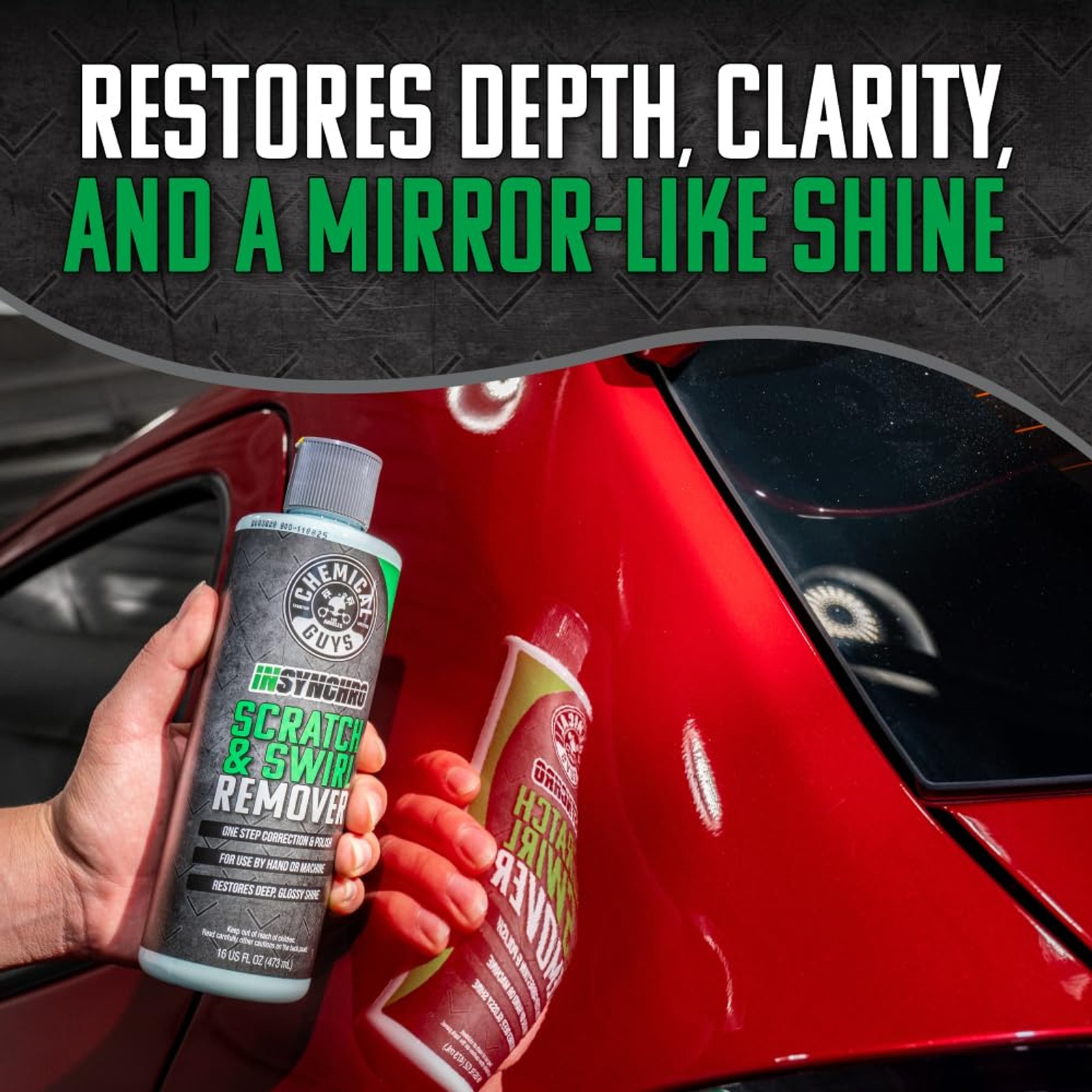 Chemical Guys Insynchro Scratch & Swirl Remover – One Step Compound & Polish for