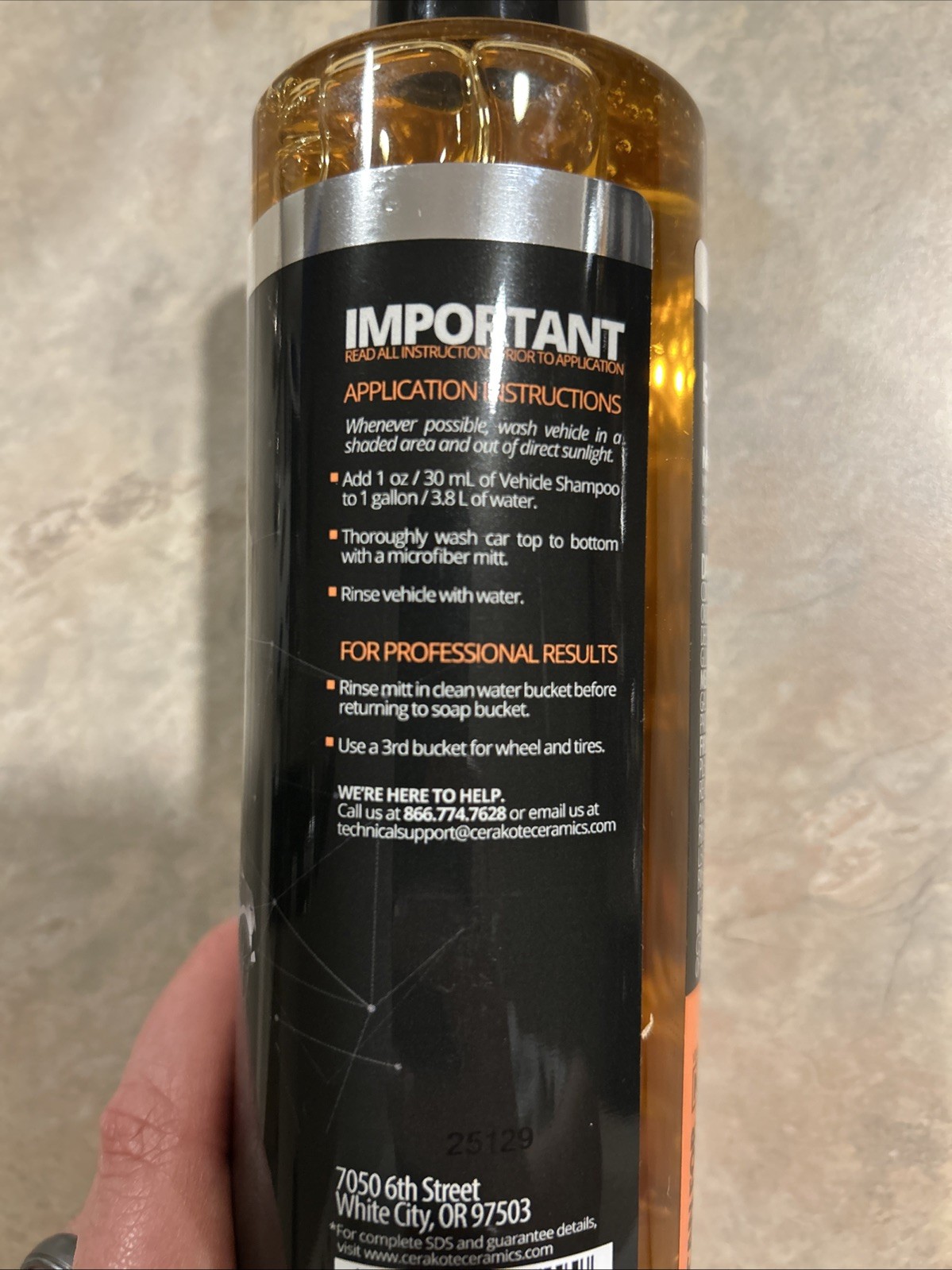High Foam Car Shampoo – pH Neutral Soap for Foam Cannon & Hand Wash, 16 fl. oz.