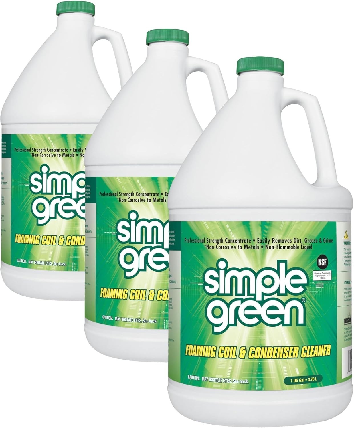Professional-Strength Foaming Coil Cleaner x3