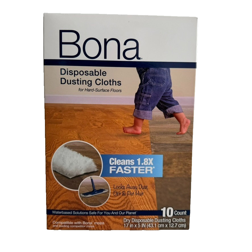 Bona Hard Surface Floor Disposable Dry Dusting Pads NEW (10-Pack) Discontinued