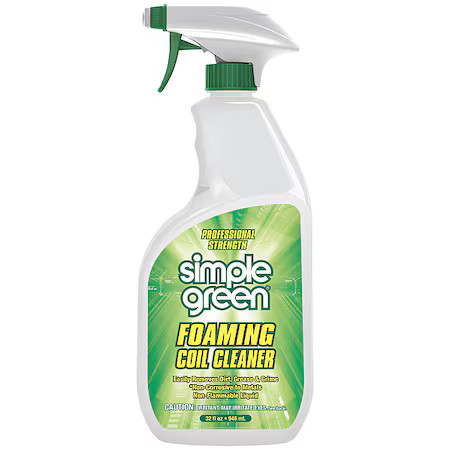 Simple Green 0110101204032 Coil Cleaner/Degreaser, 30 Oz Spray Bottle