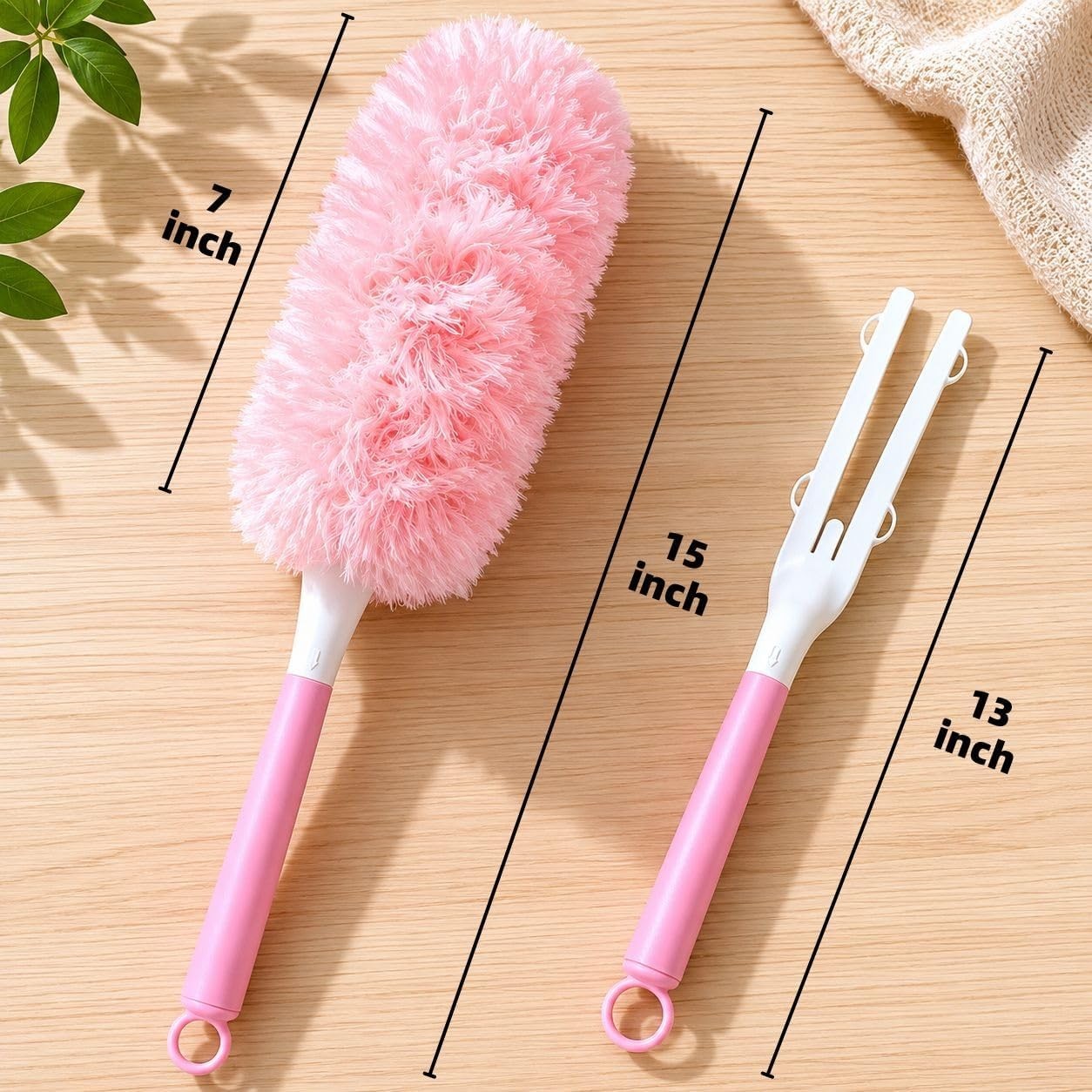 30 Pack Duster Refills with Handle Compatible with Swiffer Dusting Cleaner