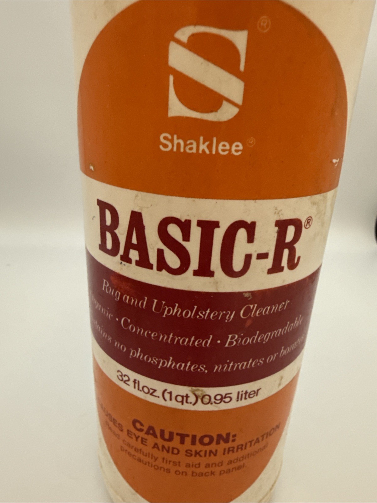 Shaklee Basic-R Rug Upholstery Cleaner Organic Concentrated Formula weighs 16.8