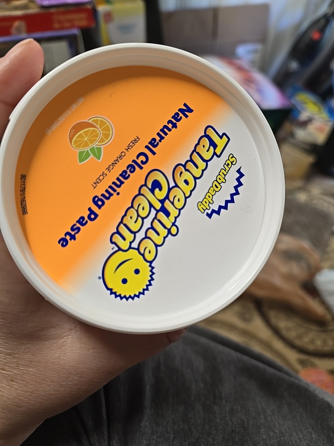 Scrub Daddy Tangerine Clean Natural Cleaning Paste 17.6 oz New Sealed