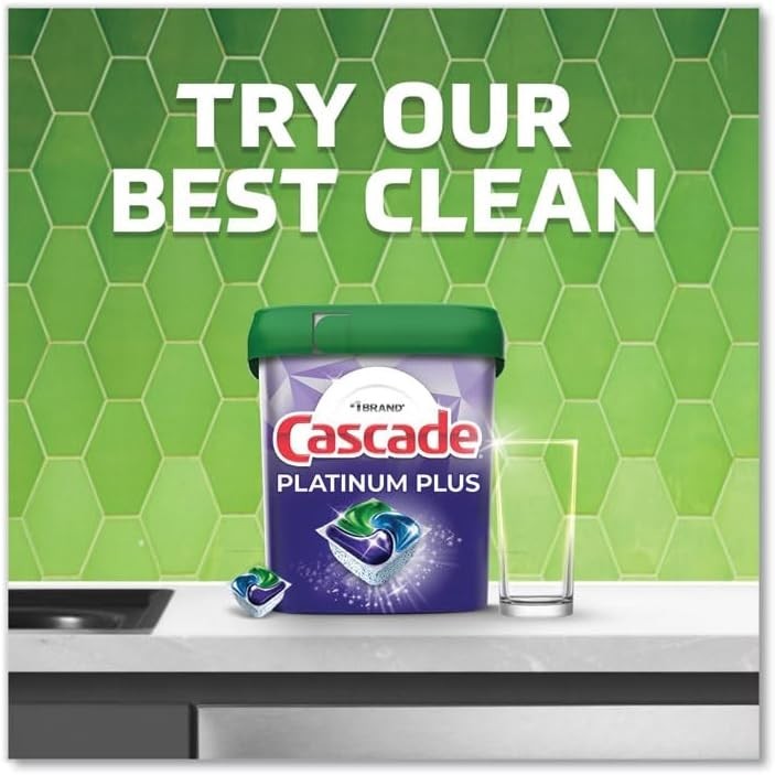 Cascade Platinum+ Dishwasher Detergent Pods Fresh 3 Count-FREE SHIPPING- 3 PACKS