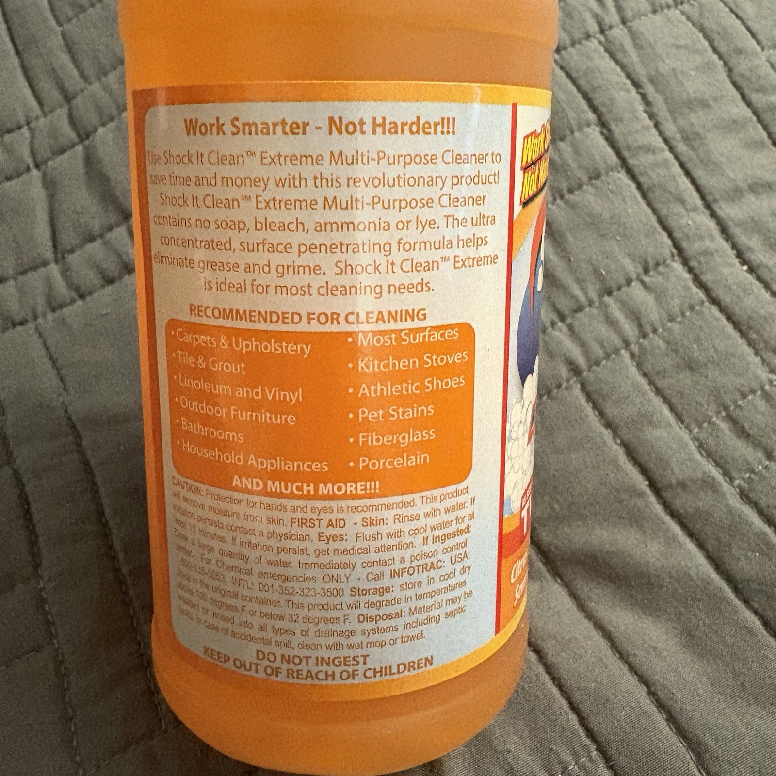 Professor Amos Shock It Clean Extreme Multi Purpose Cleaner Citrus Zest 16 Oz